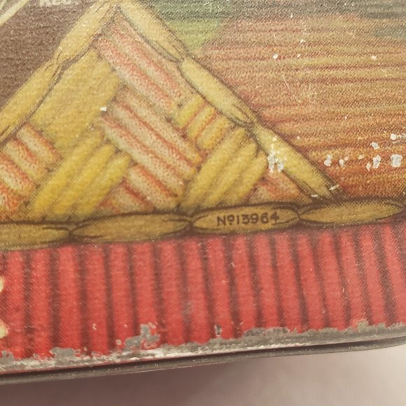 A. S. WILKIN LIMITED CREMONA "NEEDLEWORK" TIN BOX - LADY HAMILTON - TRUE VINTAGE - Picture 15 of 16
